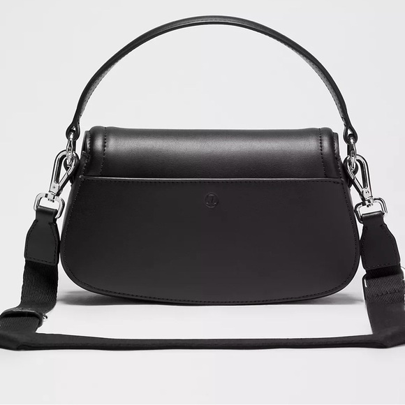 NWT lululemon athletica Black Cactus Leather Shoulder Bag Set 🔥🔥💰💰 - Picture 3 of 5